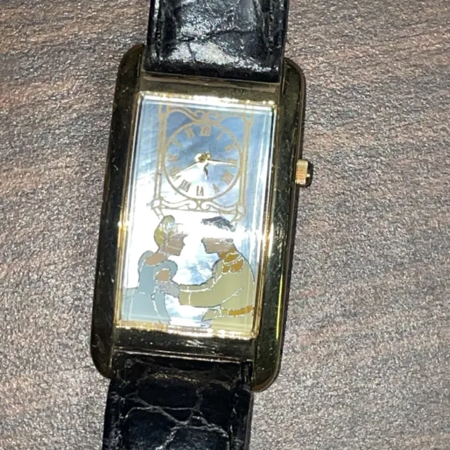 CINDERELLA, Walt Disney 5516 of 7500, DS-68 FOSSIL Watch black band limited