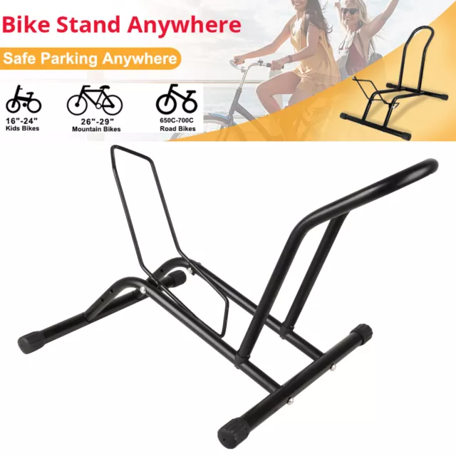 Bike Floor Stand Freestanding Bicycle Parking Rack For Kids/Mountain/Road Bikes