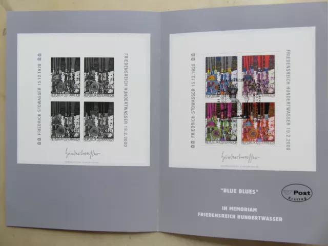 Portfolio "In Memoriam Friedensreich Hundertwasser 2000", Ausgabe Österreich