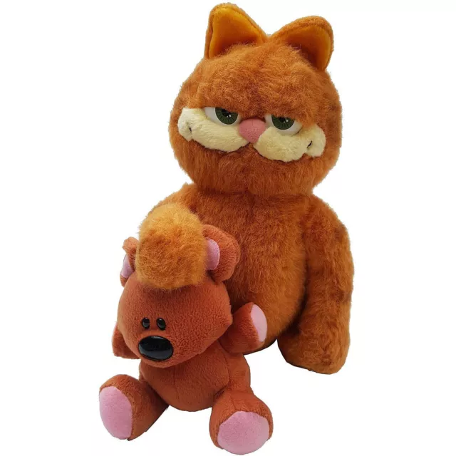 Garfield The Movie & Pooky Soft Plush Cuddly Toy 30cm 12" Orange Cat Teddy Bear