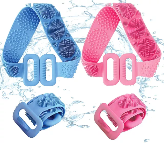 Silicone Corps Ponceuse Bain Nettoyage Ceinture pour Unisexe