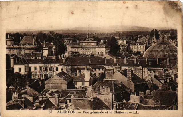 CPA AK ALENCON - Vue générale et le Chateau (355305)