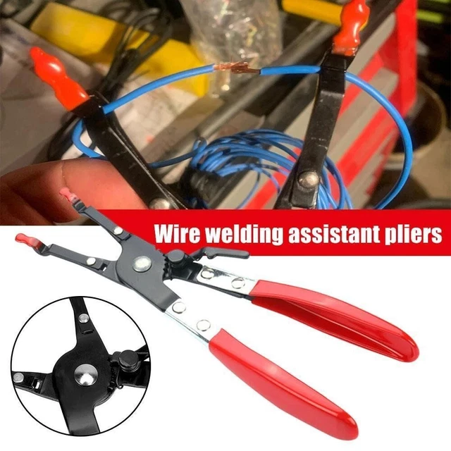 Pinza ausiliaria saldatura di alta qualità 240 mm fissata 2 fili durante la saldatura con utensile in acciaio