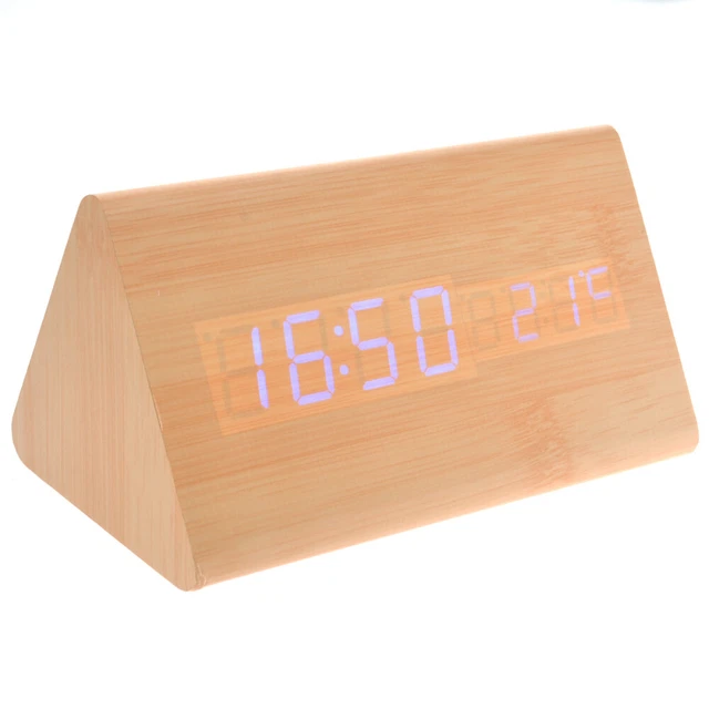 ELITE Sveglia LED a corrente (cavetto USB e spina inclusi) - ARGENTO - LED alarm clock powered by electricity (USB cable and plug included) - SILVER main image 1