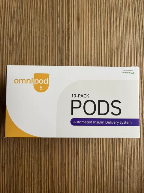 Omnpod 5, Omnipos  5 Pods für die Insulin-Patch-Pumpe - MHD 08/2024NEU OVP