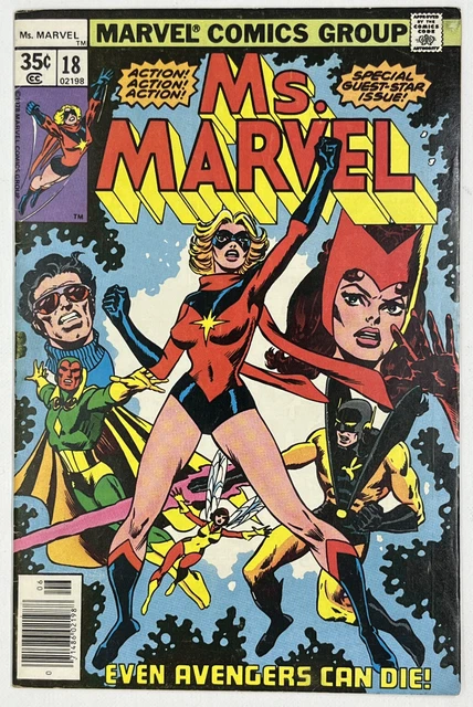Ms. Marvel #18—1st App Mystique—Marvel Comics 1978—First—X-Men—MCU—Mutants