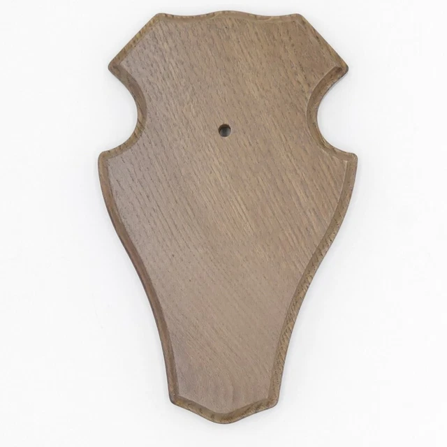 1 Pieza Ciervo Escudo de Trofeo Romo Pequeño Braun Af 19CM X 11CM