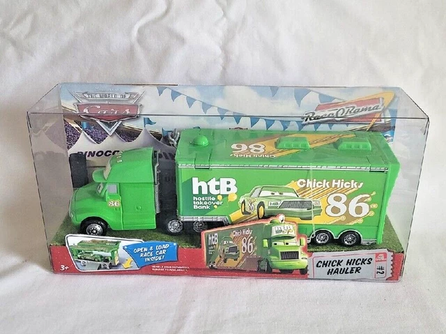 DISNEY Pixar CARS Race O Rama team CHICK HICKS 86 HAULER #3 Diecast NEW