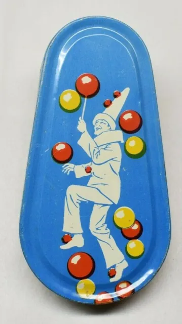 Vintage Kirchhof Tin "Life of the Party"  Noisemaker Decorated Clown Balloons