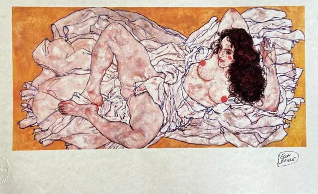 Egon Schiele Litografía Efr 1979 , 175 Ex (Henri Matisse Edvard Munch Van Gogh )