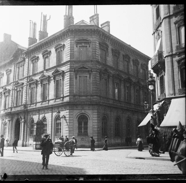 Lyon 1909 - Négatif Verre - La Banque de France - 1631