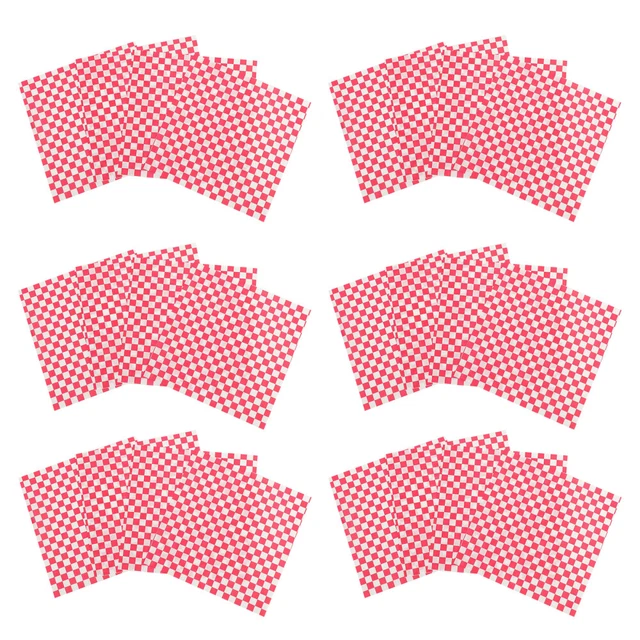 50 Sheets Food Wrapping Greaseproof Liners Sandwich Paper French Fries Food