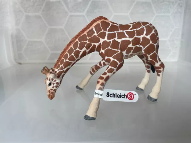 Schleich 14390 - Giraffe trinkend -Wild Life-Safari-Dschungel Steppe Savanne-NEU