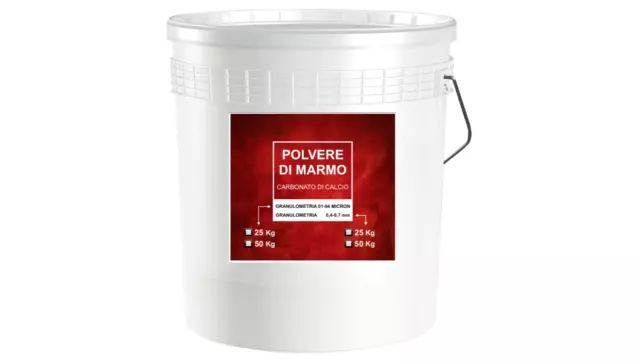 Polvere Di Marmo - Carbonato Di Calcio Puro - Sacco Da 25 Kg 2