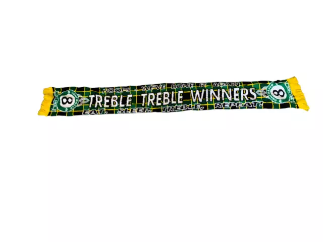 Celtic Football Scarf - Treble Treble Winners