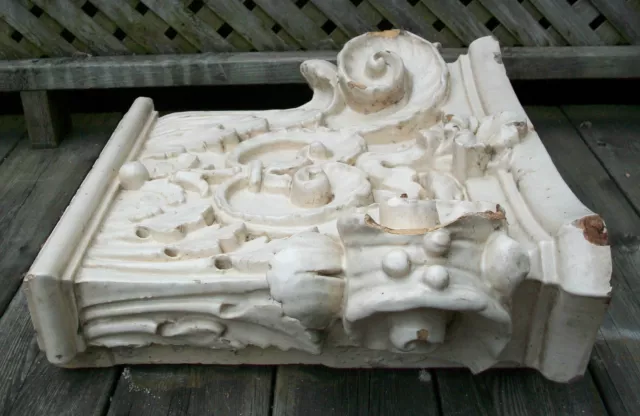 Antique Corinthian Capital - Glazed Ceramic - Canada/U.S. - Late 19th Century 4