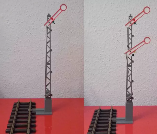 🚂 Bausatz Flügelsignal Hauptsignal Handbetrieb beweglich LGB Spur G Hp0 Hp1 Hp2