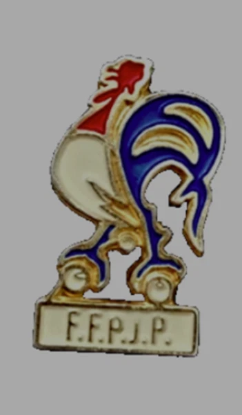 Pin's Sport Vintage – Coq De La Fédération Française De Tennis