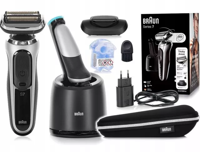 Braun Series 7 Shaver 70-S7200cc Tondeuse de précision Base 360 Foil Razor... 2