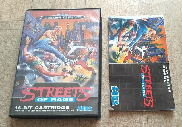 STREETS OF RAGE - SEGA Megadrive Mega Drive - Boîte + Notice SANS JEU
