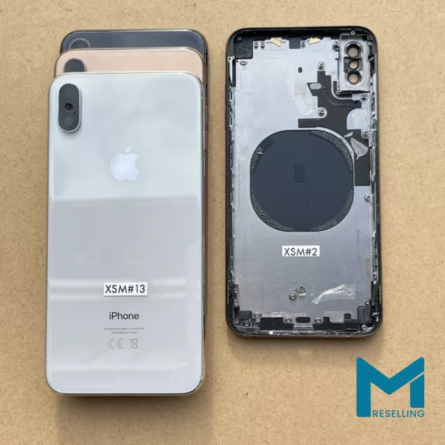 Original iPhone XS  MAX Backcover leer Rückseite Glas - PULLED - sehr gut