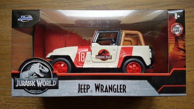 JADA JURASSIC PARK jeep wrangler 1:32 scale diecast £14.23 - PicClick UK