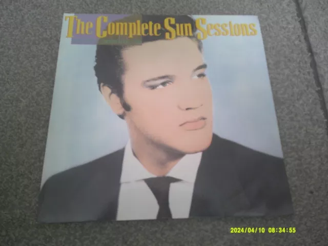 ELVIS PRESLEY The Complete Sun Sessions 1987  RCA BLACK LABEL double LP  MINT