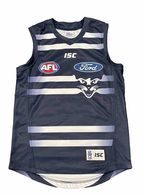 AFL GEELONG CATS 2012 Away ISC Jersey Guernsey Mens Size