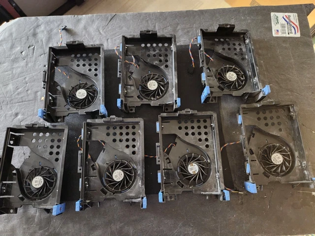 Lot of 7 Dell OptiPlex 780 760 755 745 SFF Hard Drive Caddie Fan 0NY290 0TJ160 Lot of 7 Dell OptiPlex 780 760 755 745 SFF Hard Drive Caddie Fan 0NY290 0TJ160
