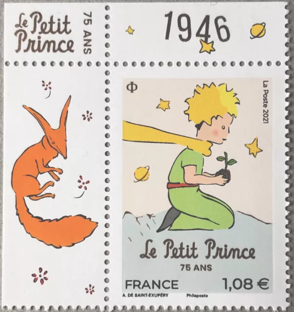 Francia 2021 Le Petit Prince La Pequeño Príncipe Sello Nuevo Con Etiquetas