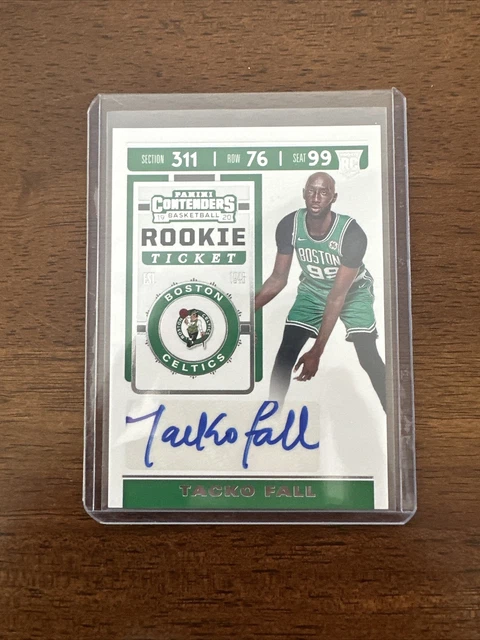 TACKO FALL 2019/20 CONTENDERS AUTO ROOKIE TICKET #163 CELTICS RC Cavaliers