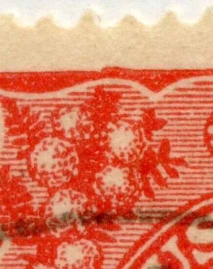 KGV 2d Acsc96(12)l, SINGLE WMK *RETOUCH TOP FRAME AT LEFT 12R51* VFU VARIETY