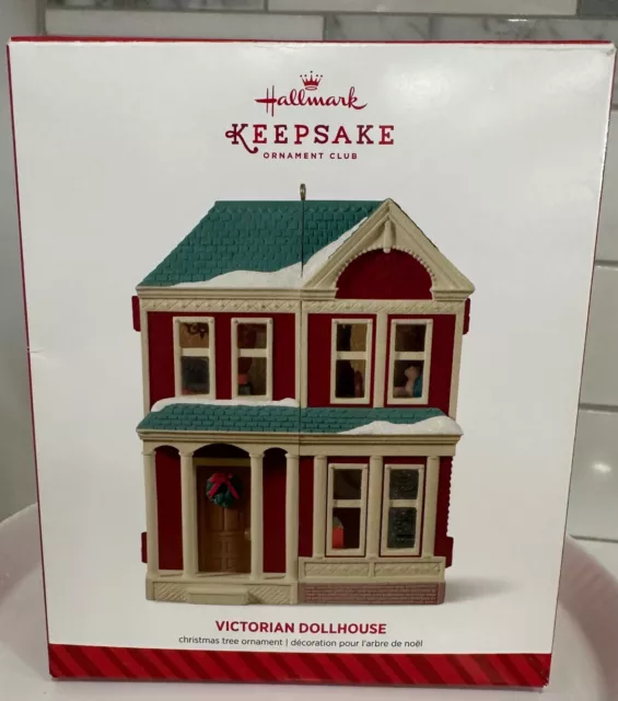 Hallmark 2014 Victorian Dollhouse Member Exclusive Boxed repainted 30th Annivers