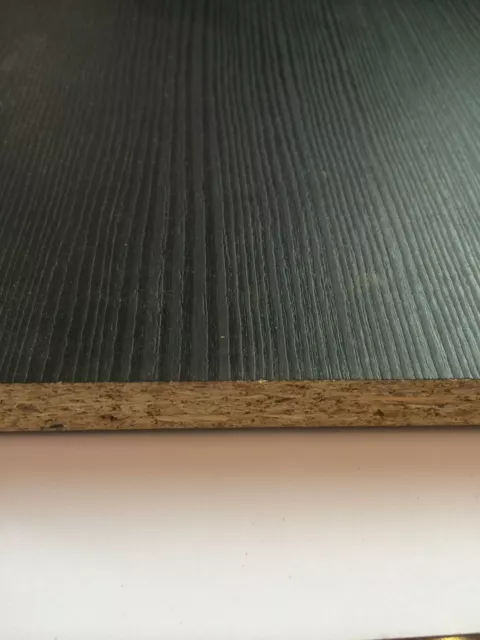 15mm Black Ash Melamine Faced Chipboard wood shelving Board 1200mm Length 3