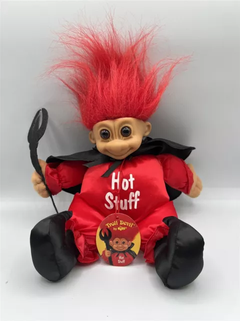 Vintage Russ Troll Doll Figure Little Devil Hot Stuff Complete With Hang Tag