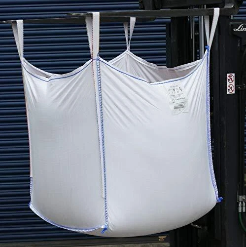 Bolsa a granel de una tonelada Sackmaker Builders - bolsa volteada 1.000 kg SWL - GRADO PREMIUM