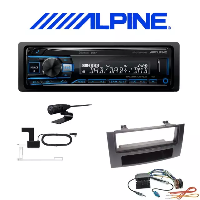 Alpine Autoradio DAB+ Bluetooth für Volkswagen VW T5 Transporter bis 2015