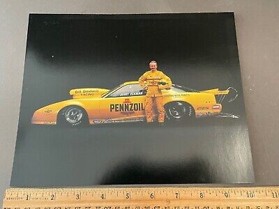 2 Vtg Pennzoil Special Stock Car & Indy Racing Promo Advertising Card Photos 4