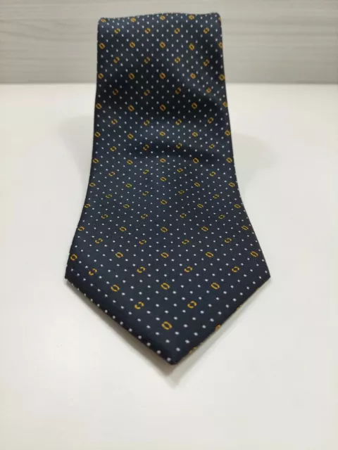 Cravatta Navigare Nuova 100% Seta Tie Silk Necktie Made In Italy Ties Uomo