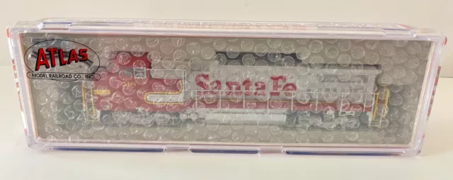 New In Box- ATLAS  # 48803 N Gauge SANTA FE  # 518 LOCOMOTIVE mint, unopened