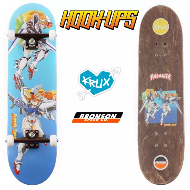 Hook-Ups skateboards 8,25 pouces combinaisons mobiles Duo Pro avec changement de couleur Krux Bronson G3