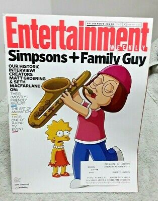 Entertainment Weekly September 2014 Simpsons Family Guy Collectors Cover #3