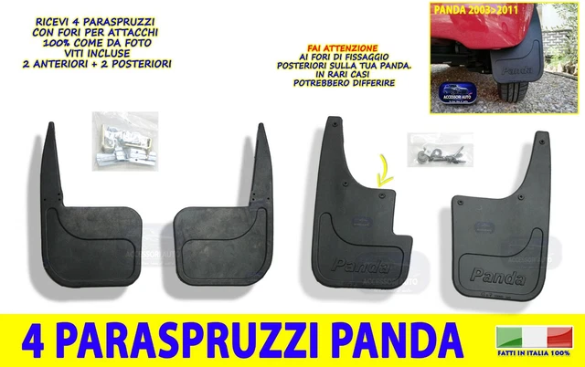 Tappetini compatibili con FIAT panda 2012-2025, kit tappetini auto personalizzati, set tappeti in moquette, tappeto auto