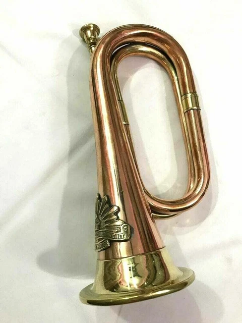 Vintage Bugle Brass & Copper Instruments Australian Military Forces