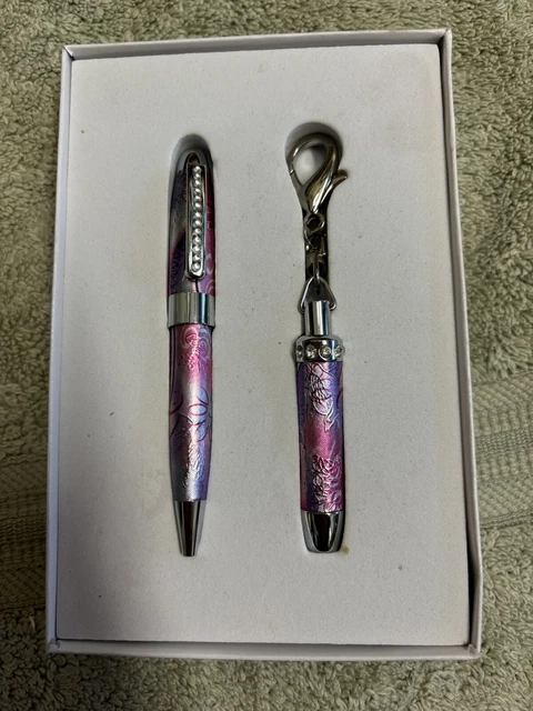 Beautiful Colourful Pen And Torch Set, Great For Gifts.