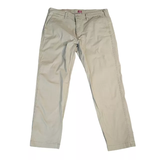 Levis XXChino Taper Khaki Tan Pants Mens 38x32(Actual 38x31)