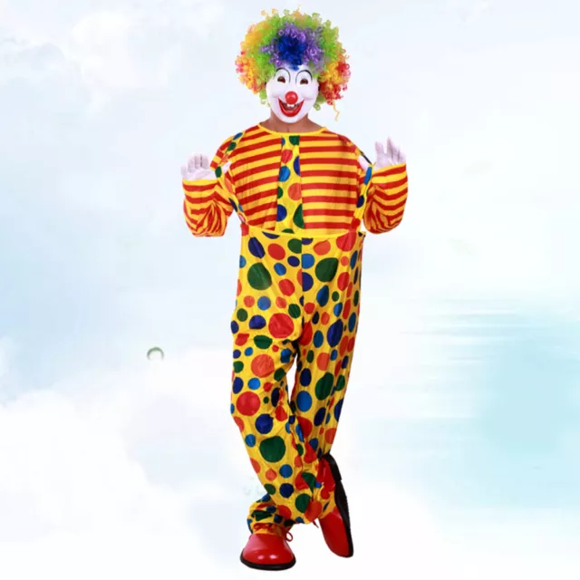 Clown Suit Costume for Stage Performances Halloween Outfits Aldult