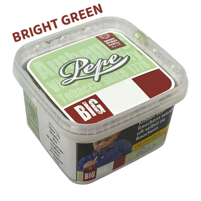 Pepe Bright Green Volumentabak 170g BIG BOX