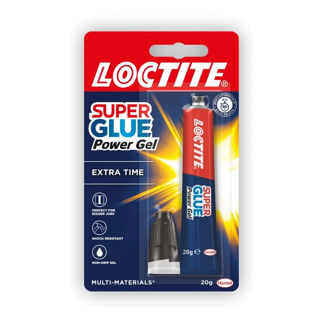 LOCTITE SUPER GLUE power gel extra time 20 g EUR 7,96 PicClick FR