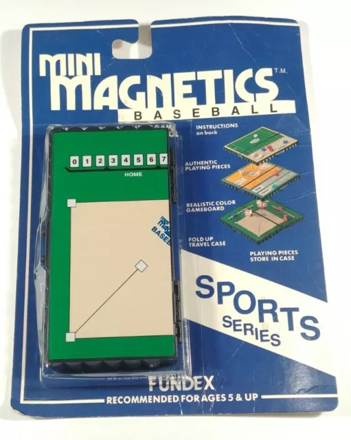 1988 Fundex mini Magnetics Baseball game MOC NOS